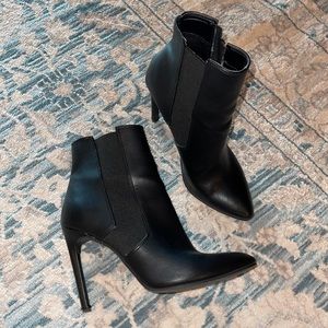 Black ankle booties